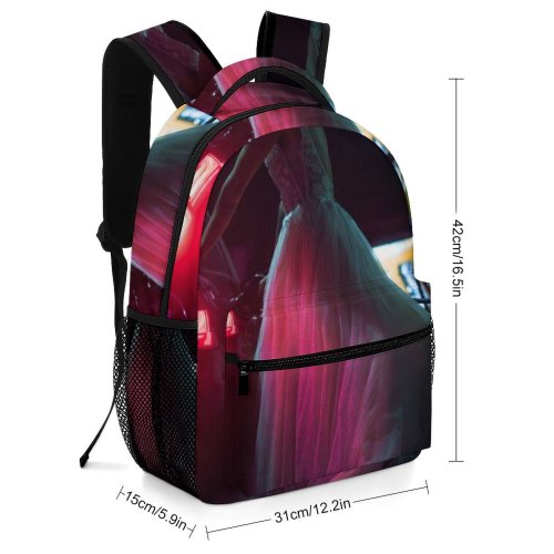 yanfind Children's Backpack Filling Neon Side Gasoline Vehicle Wedding Dress Station Time Gas Car Lights Preschool Nursery Travel Bag