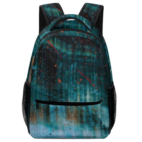 yanfind Children's Backpack Meditative Splatter Experimental Rough Pointillism Avant Wallpapers Outdoors Stock Vivid Garde Preschool Nursery Travel Bag