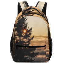 yanfind Children's Backpack Fir Free Silhouette Pictures Sunlight Abies Pine Plant Conifer Tree Images Spruce Preschool Nursery Travel Bag