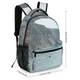 yanfind Children's Backpack Cliff Outdoors Promontory Bixby Creek  Big Sur Usa Grey Preschool Nursery Travel Bag