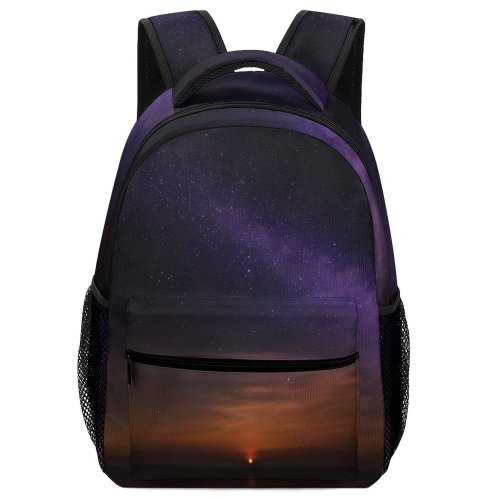 yanfind Children's Backpack Outer Galaxy Planet Astronomy Outdoors Nebula  Moonrise Mars Images Milky Night Preschool Nursery Travel Bag