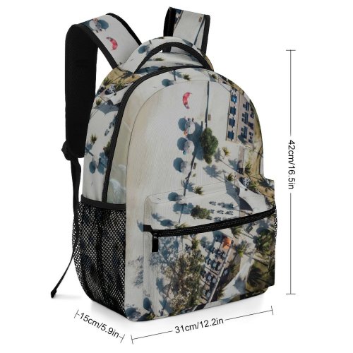 yanfind Children's Backpack Coast Scenery Tree Bintan Islands Riau Sebong Free Ocean Shoreline Outdoors Preschool Nursery Travel Bag