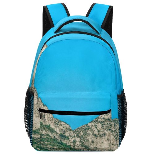 yanfind Children's Backpack Cliff Outdoors  Ocean Love Monterrey Nuevo León Mexico Range Peak Sea Preschool Nursery Travel Bag