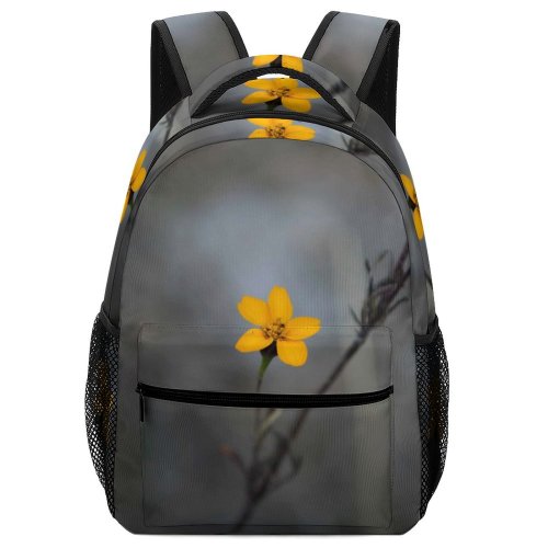 yanfind Children's Backpack Flower Plant Santa Catarina Ticuá Mexico  Flax Flora Flor Amarillo Preschool Nursery Travel Bag