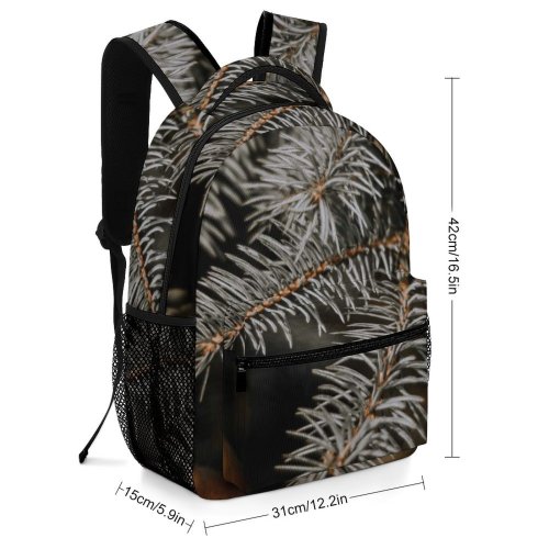 yanfind Children's Backpack Fir Free Wallpapers Pictures Abies Birds Pine Plant Conifer Grey Tree Images Preschool Nursery Travel Bag