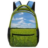 yanfind Children's Backpack Field Grassland Outdoors Countryside Paddy Plant Vegetation Sky Azure Land Creative Commons Preschool Nursery Travel Bag