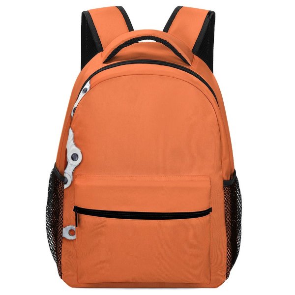 yanfind Children's Backpack Bike Chain Industrial Metal Linked Design Shiny Gear Font Insubstantial Digit Creativity Preschool Nursery Travel Bag
