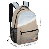 yanfind Children's Backpack Footprints Focus Summer Travel Salt Sand Sea Seawater Summertime Beach Vacation Preschool Nursery Travel Bag