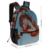 yanfind Children's Backpack  Park Time Design Rides Lights Lapse Colorful Funfair  Amusement Outdoors Preschool Nursery Travel Bag