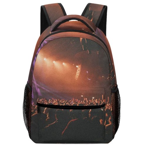 yanfind Children's Backpack Festival Entertainment Dark Performance Lights Nightclub Fans Hands Crowd Energy Audience Preschool Nursery Travel Bag