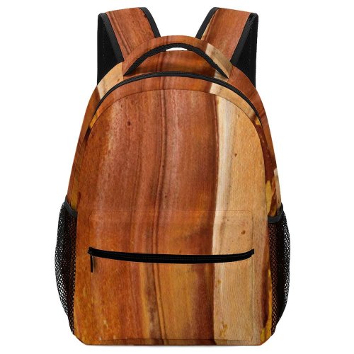 yanfind Children's Backpack Expressionism Rough Wood Bark Abstract Wall Geology Art Texture Contemporary Messy Preschool Nursery Travel Bag