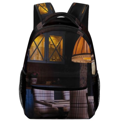 yanfind Children's Backpack Dark Design Lamp Curtain Home Wood Table Room Chair Light Restaurant Wooden Preschool Nursery Travel Bag