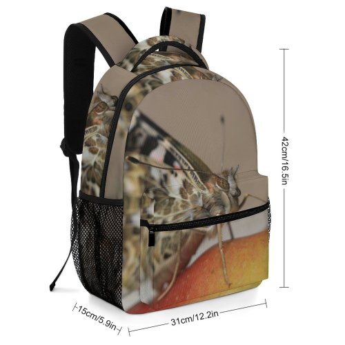 yanfind Children's Backpack Butterfly Invertebrate Insect Plant Arachnid  Moth Apply Lady Macro Photo Preschool Nursery Travel Bag