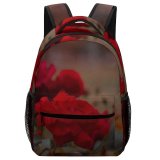 yanfind Children's Backpack Moody Chile  Artisans Rose Sur Maipú Domain Love Plant Geranium Preschool Nursery Travel Bag