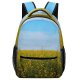 yanfind Children's Backpack Field Sky Rural Canola Outdoors Farm Wallpapers Grassland Images Landscape Preschool Nursery Travel Bag