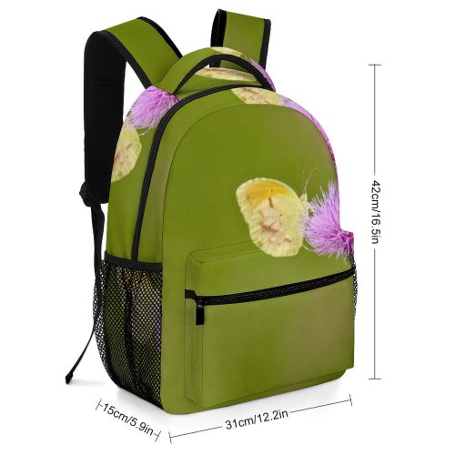 yanfind Children's Backpack Flower Plant Thistle Buda United States  Flora Butterfly Moth Outdoor Garden Preschool Nursery Travel Bag