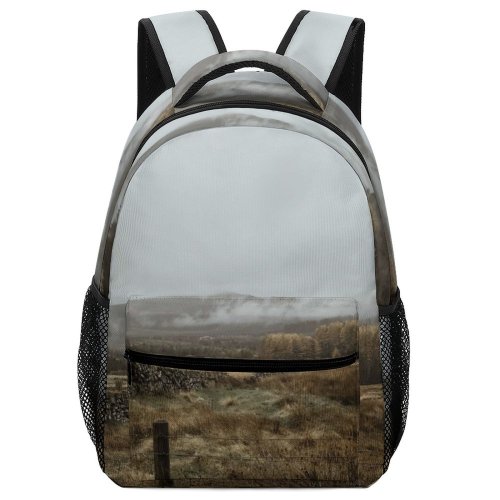 yanfind Children's Backpack Ground Outdoors Field Countryside Plateau Grassland Land Rural Building Soil Deep Wide Preschool Nursery Travel Bag