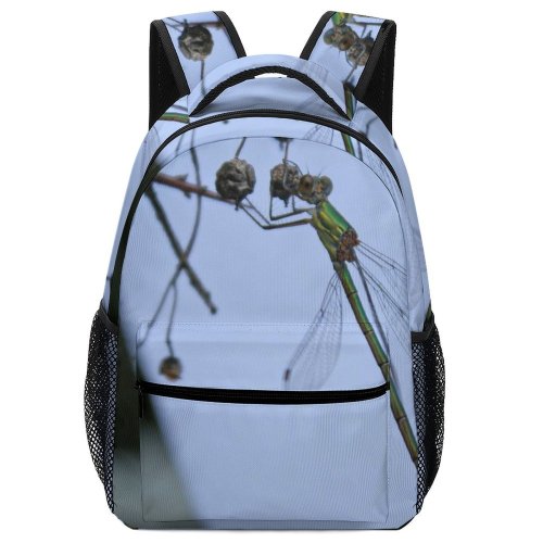 yanfind Children's Backpack Virginia Creeper Garden Insect Summer Dragonflies Damseflies Damselfly Net Winged Insects Preschool Nursery Travel Bag
