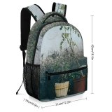yanfind Children's Backpack Plant Closed  Asleep Charming Eyes Carnivore Pet  Outdoors Quiet Wall Preschool Nursery Travel Bag
