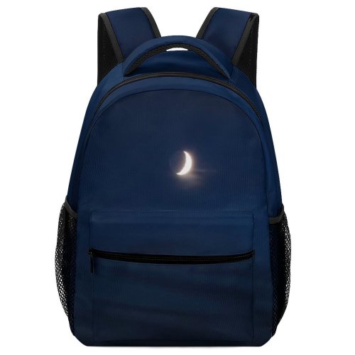 yanfind Children's Backpack Nightfall Outer Magical  Pictures Evening Outdoors Grey Dream Spooky Free Preschool Nursery Travel Bag