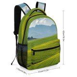 yanfind Children's Backpack Farming Laptop Farm Pc Season Grass Landscape Farmland PC Field Pasture Outdoors Preschool Nursery Travel Bag