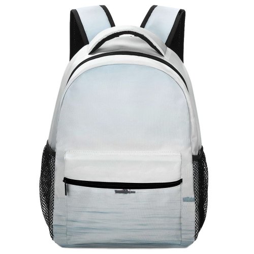 yanfind Children's Backpack Bay Clouds Landscape Daylight Waters Boat Transportation Outdoors Seashore Sky Sea Watercraft Preschool Nursery Travel Bag