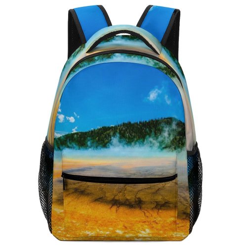 yanfind Children's Backpack Eruption United National Plant Pictures Outdoors Tree Free Volcano Vegetation Park Preschool Nursery Travel Bag