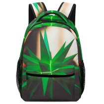 yanfind Children's Backpack  Tree Dark Design Xmas  Light Abstract  Ornament Decorate Art Preschool Nursery Travel Bag
