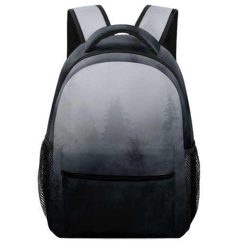 yanfind Children's Backpack Fog Outdoors Mist Alps Bavaria Grey Hiking Landscape Forest  Apls Threes Preschool Nursery Travel Bag