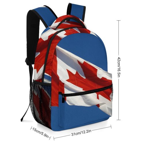 yanfind Children's Backpack Flag Nation Country Usa Pride Proud Patriotic Sky Pole Preschool Nursery Travel Bag