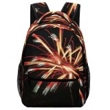 yanfind Children's Backpack Fireworks Midnight Festival Fte Darkness Event Light Preschool Nursery Travel Bag