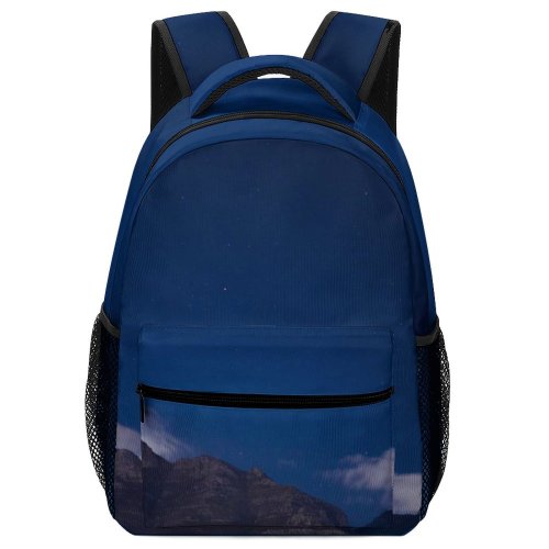 yanfind Children's Backpack Exploration Rocky Scenery Clouds Landscape Evening Galaxy Astronomy Outdoors Scenic Starry Preschool Nursery Travel Bag