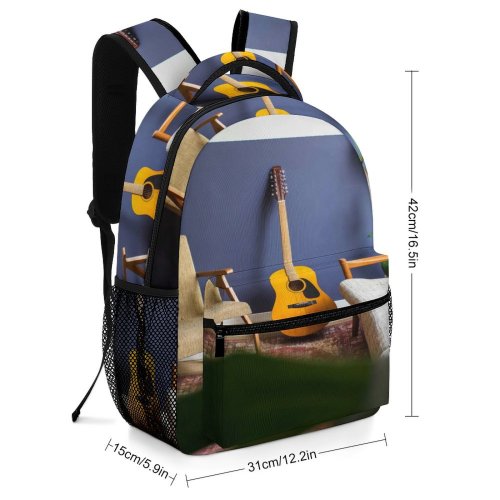 yanfind Children's Backpack Musical Couch Interior Living Restaurant Domain Chair Activities Guitar Room Furniture Preschool Nursery Travel Bag