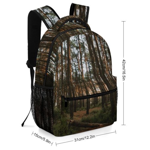 yanfind Children's Backpack Forrest  Tree Birch Plant Sunset Free Jungle Woodland Cape Outdoors Preschool Nursery Travel Bag