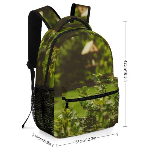 yanfind Children's Backpack Garden Bush Plant U Soutoku Prague Czech Republic Vegetation Flora Flower Preschool Nursery Travel Bag