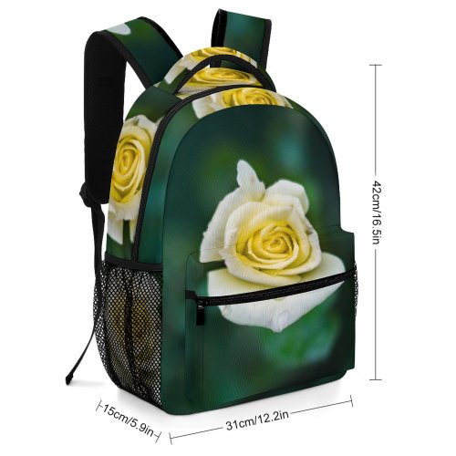 yanfind Children's Backpack Flora Flower Rose Plant  Kathmandu Nepal Floral Botanical Botany Bloom Leaf Preschool Nursery Travel Bag