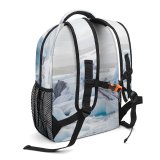 yanfind Children's Backpack Landscape Arctic Pallavolo Snowy Volleyball Frost Pictures Winter Outdoors Snow Preschool Nursery Travel Bag