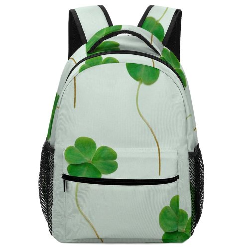 yanfind Children's Backpack Floral Patrick's Simplicity Plant S Story St. Patrick Clover Instagram Irish St Preschool Nursery Travel Bag