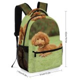 yanfind Children's Backpack Cutie Poodle Grass Garden Dog Plant Redhead Free Happy Wallpapers Puppies Preschool Nursery Travel Bag