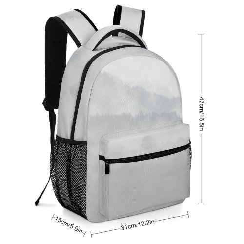 yanfind Children's Backpack Grey Fog Mist Outdoors Hirzel Suiza Snow Road Top Rolling Mysterious Alps Preschool Nursery Travel Bag