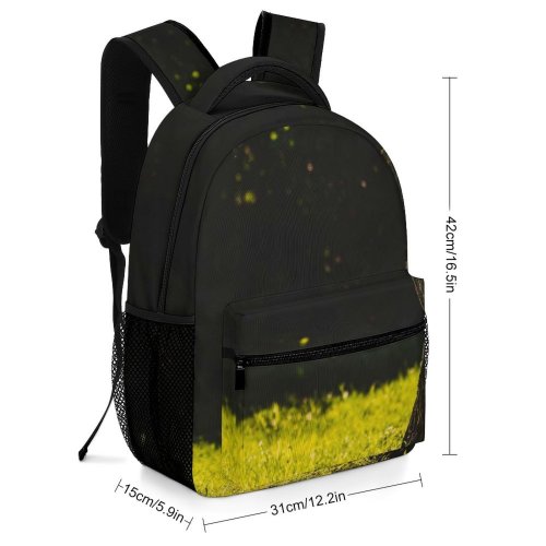 yanfind Children's Backpack Chrome Scenery Field Plant Bus Town  Automobile Commons Train Preschool Nursery Travel Bag
