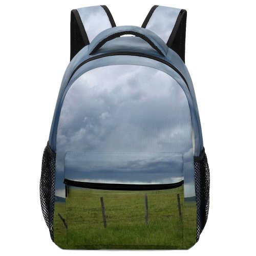 yanfind Children's Backpack Field Grassland Outdoors Countryside Farm Rural Meadow Pasture Ranch Land Grazing Grass Preschool Nursery Travel Bag