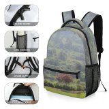 yanfind Children's Backpack 화순읍 Wallpapers Field Grassland Countryside Outdoors Paddy Hwasun Grey Creative Images 화순군 Preschool Nursery Travel Bag
