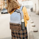 yanfind Children's Backpack Field Grassland Outdoors Cattle Cow Savanna  Countryside Maasai Mara National Ngiro Are Preschool Nursery Travel Bag