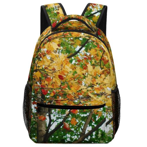 yanfind Children's Backpack Creative Wallpapers Images Plant Pictures Leaf Maple Tree Autumn Commons Preschool Nursery Travel Bag
