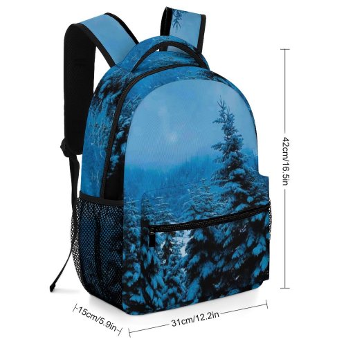 yanfind Children's Backpack Abies Pine Plant Spruce Bakhmaro Pictures Snow Tree Fir Georgia Free Preschool Nursery Travel Bag