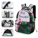 yanfind Children's Backpack  Clear Focus Sticky Blogging Beautiful Information Quote Memo Communication Quotes Media Preschool Nursery Travel Bag