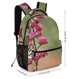 yanfind Children's Backpack Butterfly Insect Invertebrate Birds Plant  Flower Grey Preschool Nursery Travel Bag