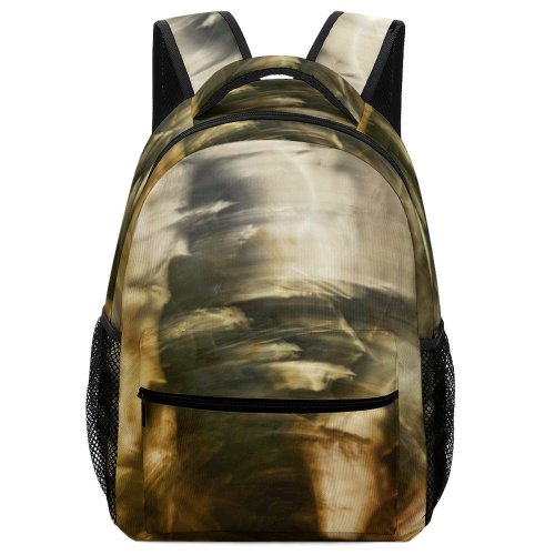 yanfind Children's Backpack  Turtle Birds Bizarre Odd Abstract Grass Experimental Plant Light Free Preschool Nursery Travel Bag