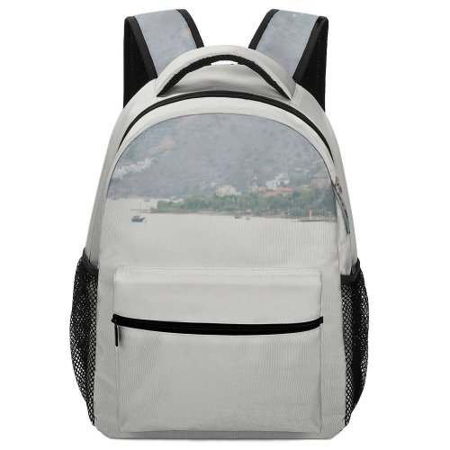 yanfind Children's Backpack Boat Transportation Vehicle Sea Outdoors Promontory Vessel Watercraft Scenery Adventure Leisure Activities Preschool Nursery Travel Bag